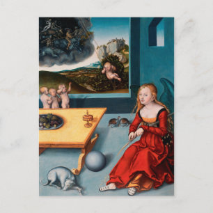 Melancholy by Lucas Cranach the Elder Postcard