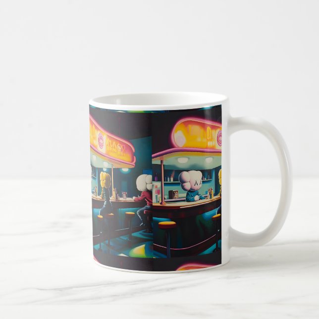 Melancholy Diner late night Coffee Mug (Right)
