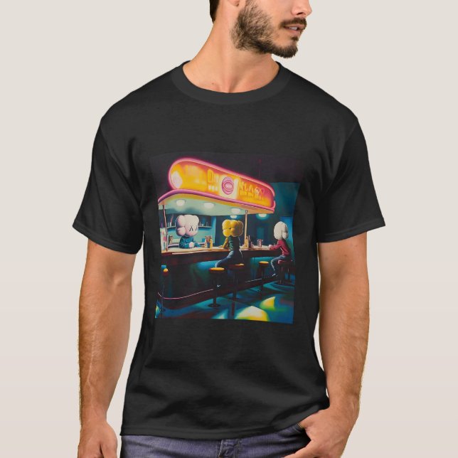 Melancholy Diner late night T-Shirt (Front)