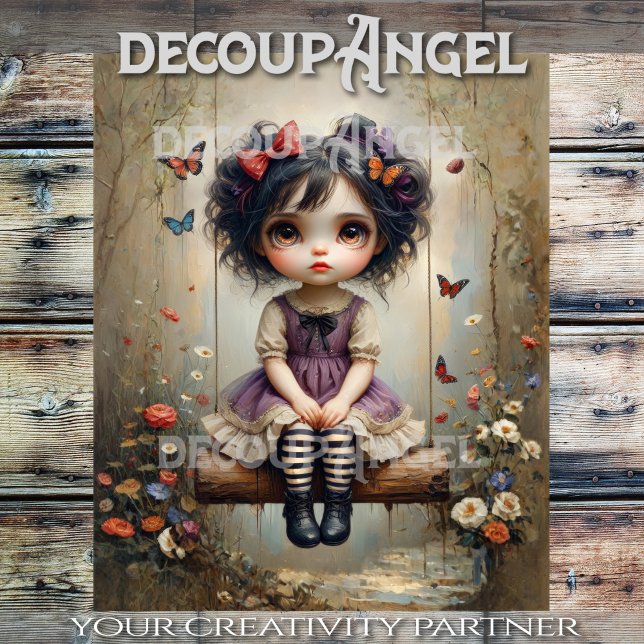 Melancholy Magic Decoupage Tissue Paper (Creator Uploaded)