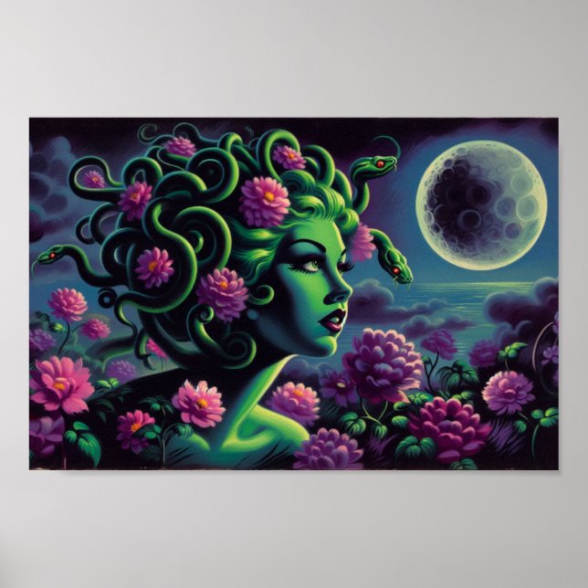 Melancholy Medusa mini poster (Front)