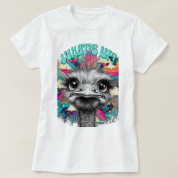 Melancholy Rainbow Ostrich Women's Tee