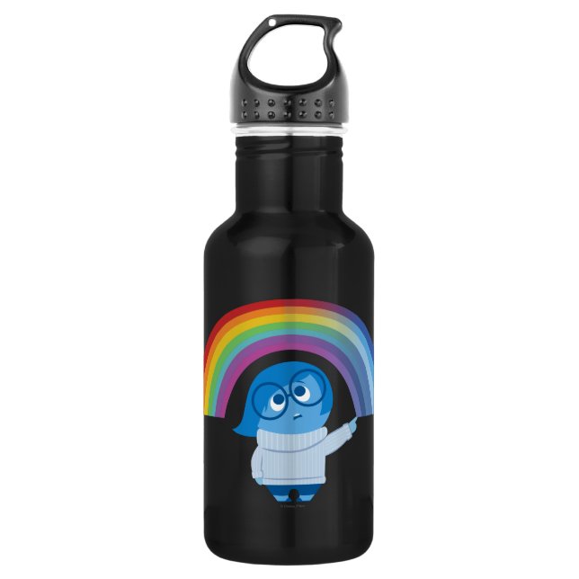 Melancholy Spirals 532 Ml Water Bottle (Front)