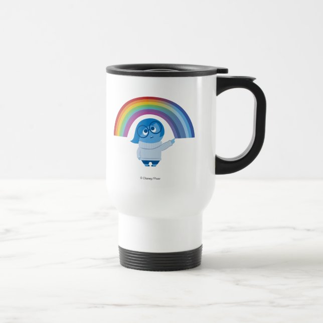 Melancholy Spirals Travel Mug (Right)