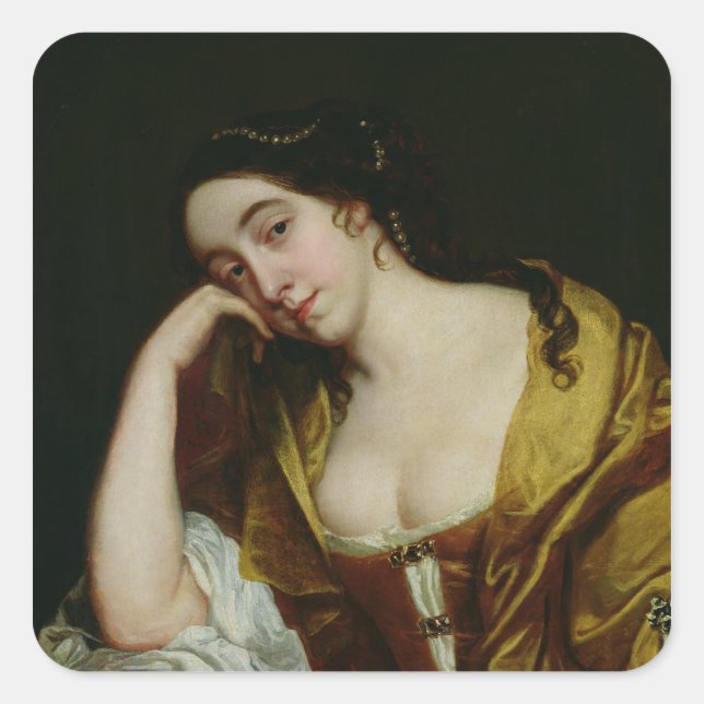 Melancholy Square Sticker (Front)