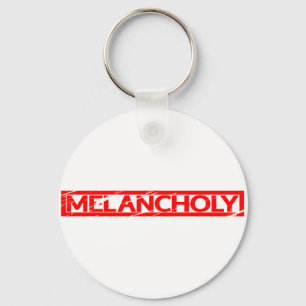 Melancholy Stamp Keychain