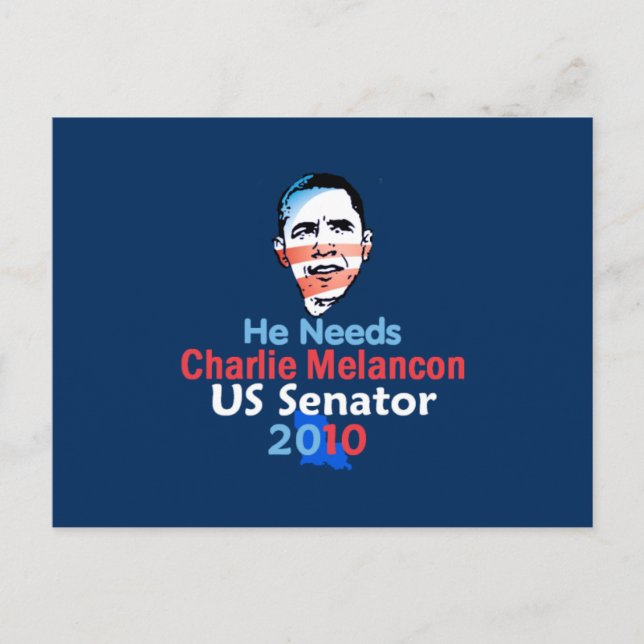 Melancon Senate 2010 Postcard (Front)