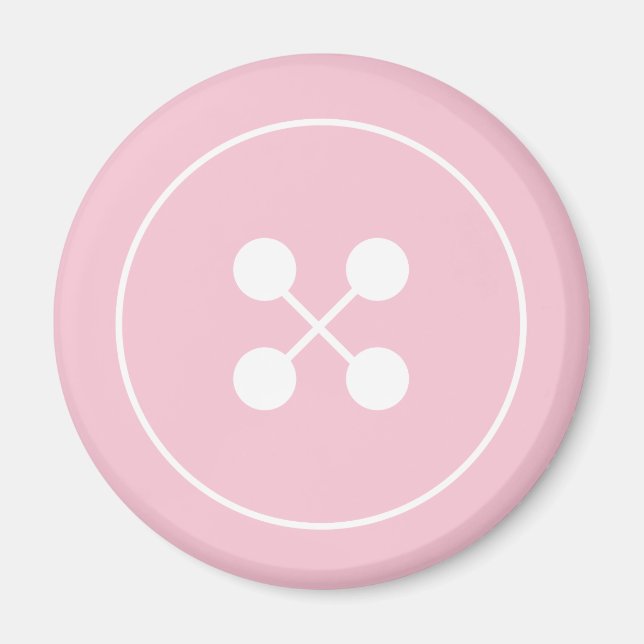 Mélange comme un bouton Baby shower Magnet Favoris (Devant)