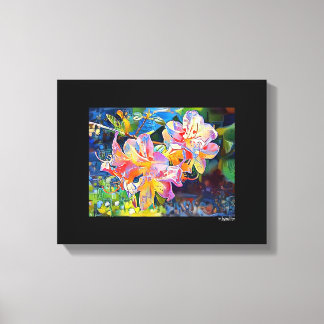 Mélange d'art numérique en toile noir enveloppé