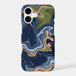 mélange de couleurs bleu marine avec vert et rose