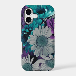Mélange de fleurs violettes et bleues