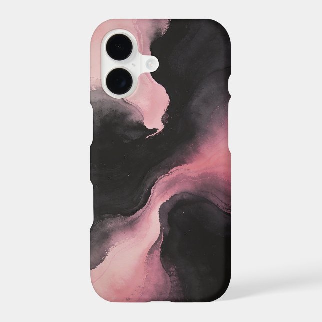 mélange noir de couleurs avec rose (Verso)