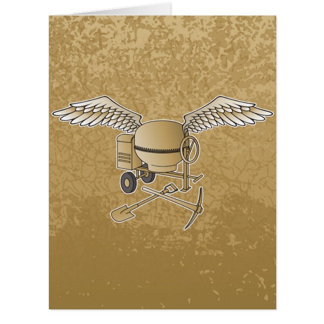 Mélangeur en béton beige (Devant)