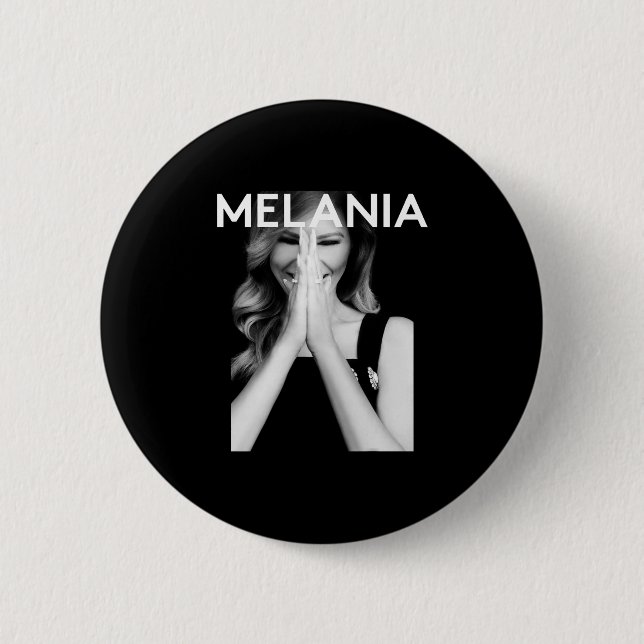 Melania Crypto Meme Coin  2 Inch Round Button (Front)