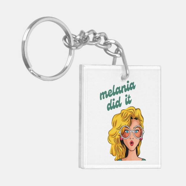 Melania l'a fait Porte - clé (Devant gauche)