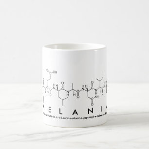 Melania peptide name mug