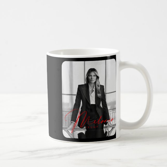 Melania Trump 2025 First Lady Inauguration Photo  Coffee Mug (Right)