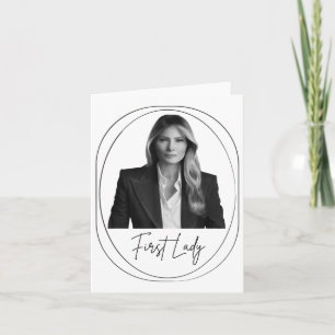 Melania Trump 2025 First Lady Inauguration Photo M Card