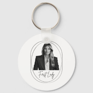 Melania Trump 2025 First Lady Inauguration Photo M Keychain