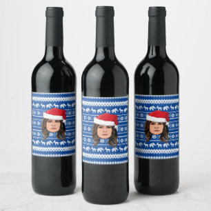 MELANIA TRUMP Christmas Wine Label