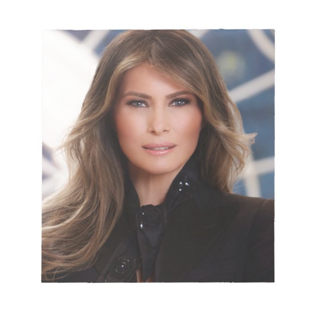 Melania Trump Official White House Photo Notepad (Front)