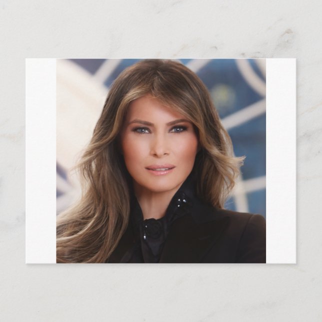 Melania Trump Official White House Photo Postcard (Front)