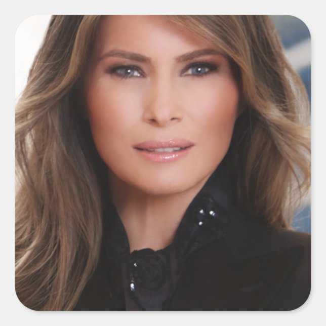 Melania Trump Official White House Photo Square Sticker (Front)