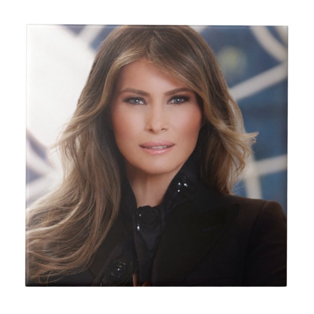 Melania Trump Official White House Photo Tile (Front)
