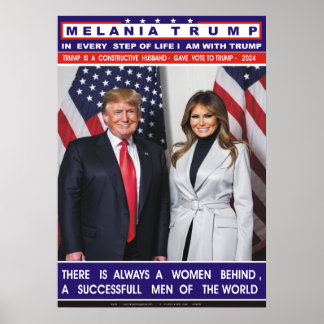 melania trump poster