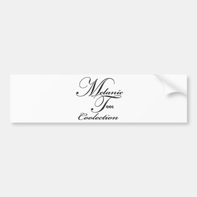 Melanic Tees Totals Bumper Sticker (Front)