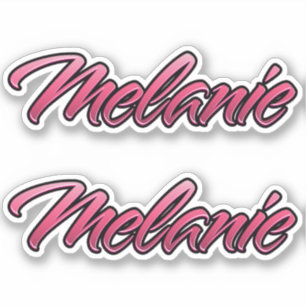 Melanie faded pink Autocollants