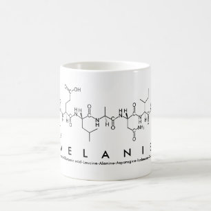 Melanie peptide name mug