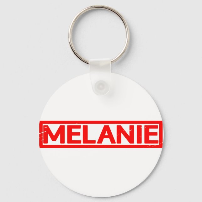 Melanie Stamp Keychain (Front)