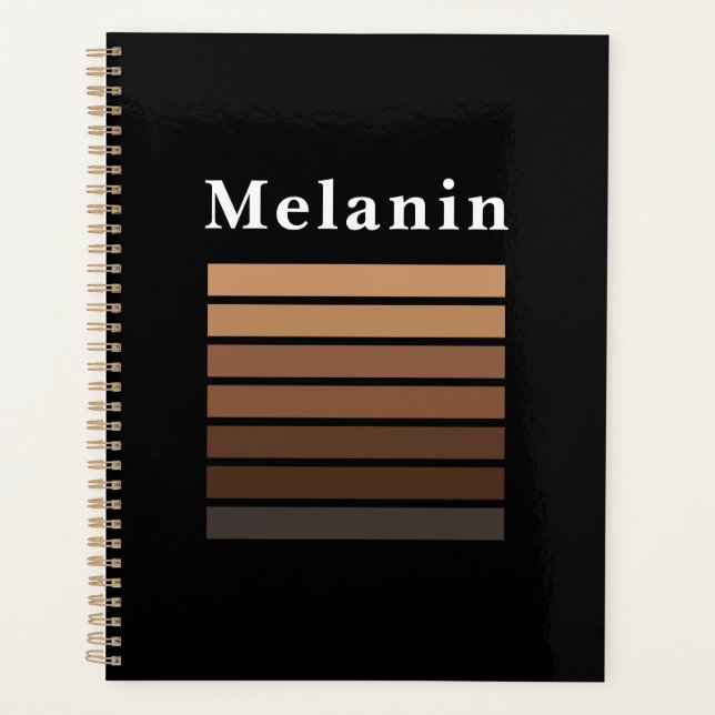 Melanin African American Black History Month Planner (Front)