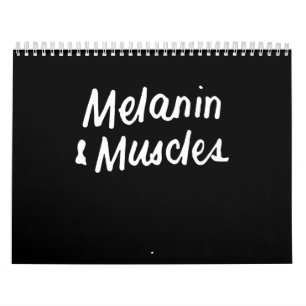 Melanin And Muscles Black Is Beautiful Workout Gym Calendar