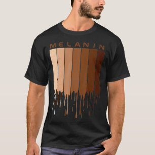 Melanin Black beauty African American Afrocentric  T-Shirt