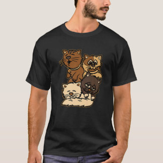 Melanin Cat Black History Month Cute BLM Kitten Ki T-Shirt