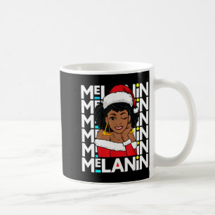 Melanin Christmas Black Girl Magic Xmas Ugly Sweat Coffee Mug