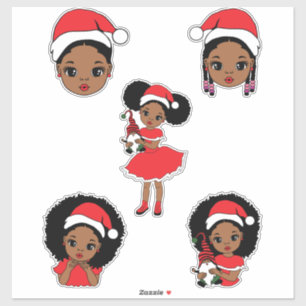 Melanin Christmas Black Girl Xmas Magic Girls Fun