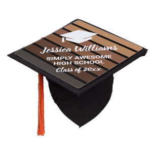 Melanin Class Year College High School Grad Cap