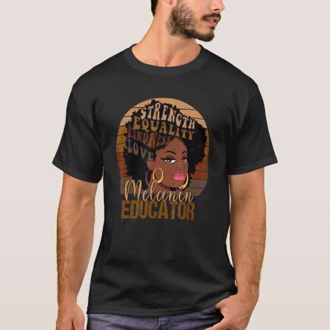 Melanin Educator T-Shirt (Front)