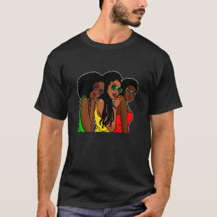 Melanin Girl Black History Month Cool BLM African T-Shirt