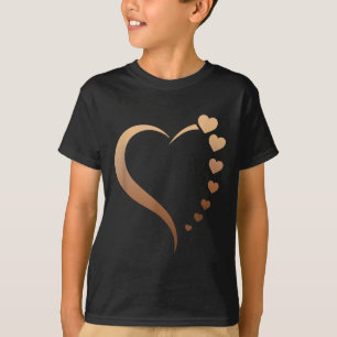Melanin Heart Black History Month Proud Black Afri T-Shirt