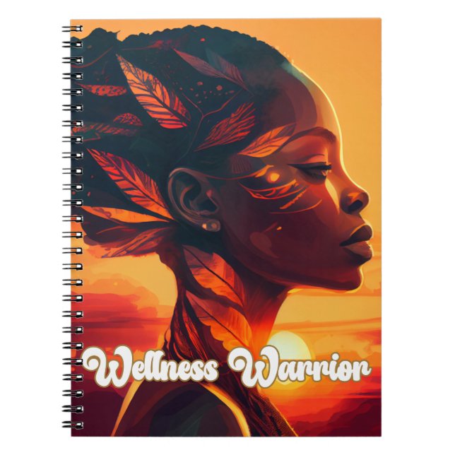 MELANIN INSPIRED 80 PAGE SPIRAL NOTEBOOK (Front)