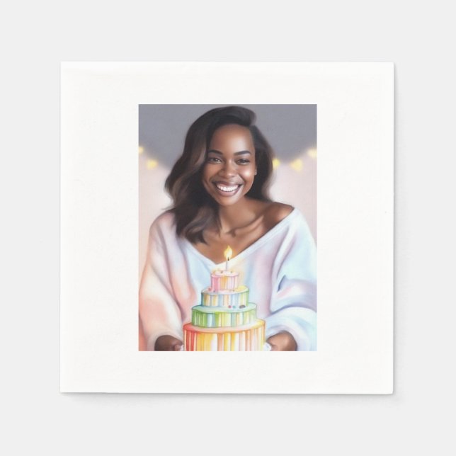 Melanin Magic - Her Napkin (Front)