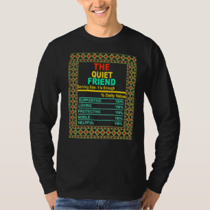 Melanin Matching Friends The Quiet Friend Men Wome T-Shirt