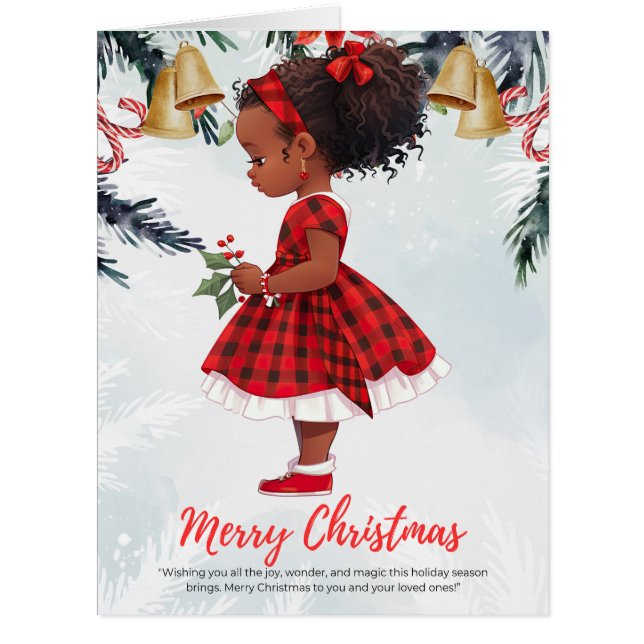 Melanin Noël Black Girl Magic Xmas Magic Fun (Devant)