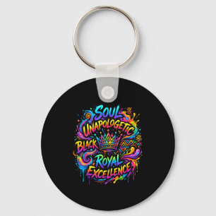 Melanin pride black history juneteenth freedom day keychain