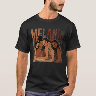 Melanin Princess African American Girls Black Hist T-Shirt