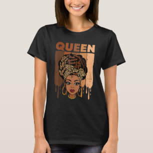 Melanin Queen African American Strong Black Natura T-Shirt